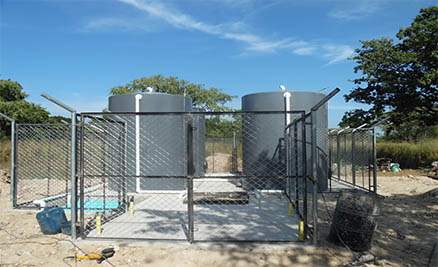 planta de tratamiento de aguas residuales industriales